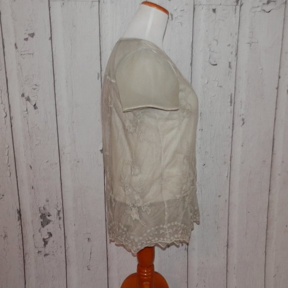 Simply Couture Womens Large Boho Embroidered Tunic - Picture 3 of 8